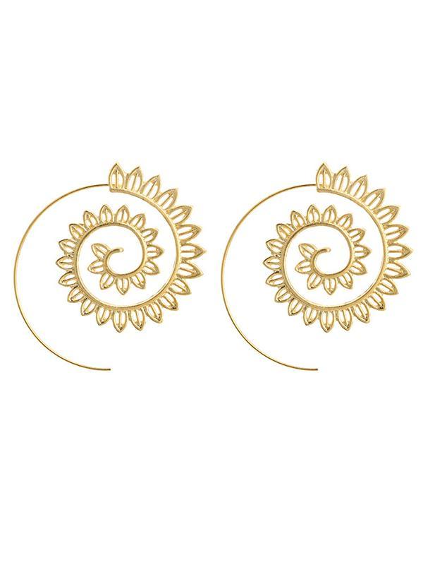 Leaf Helix Earring Accessories-Curvy-Faja