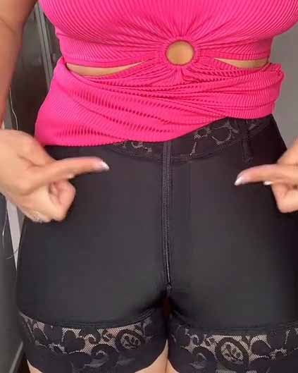 Zipper Butt Lift Shorts