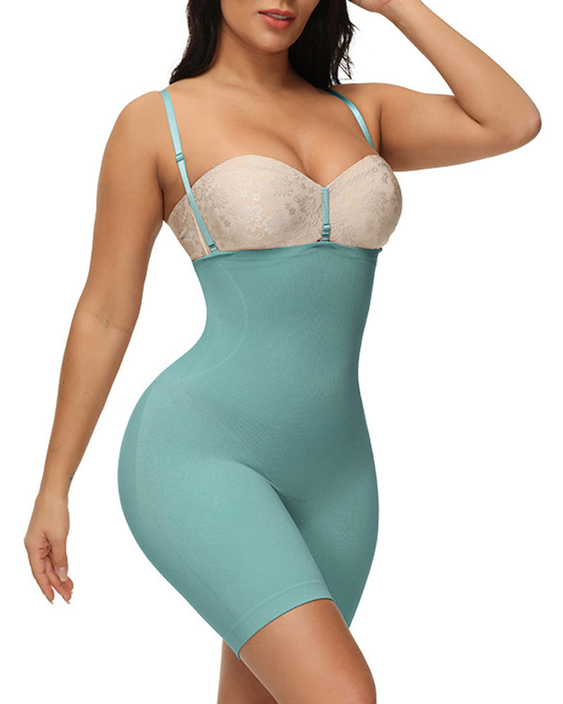 Seamless Stretch High Waist Tummy and Hip Lift Shapewear-Curvy-Faja
