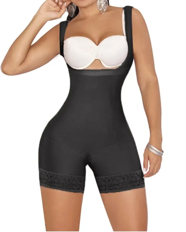 Compression Seamless Fajas Girdle Short With High Back