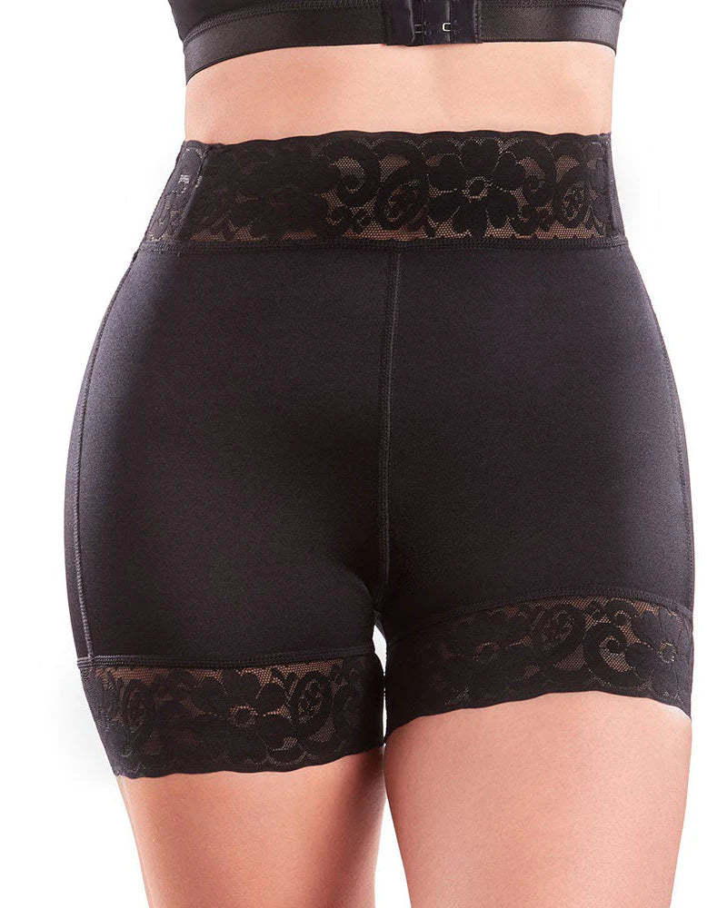 Medium Compression Sculpting Lift Shorts-Curvy-Faja