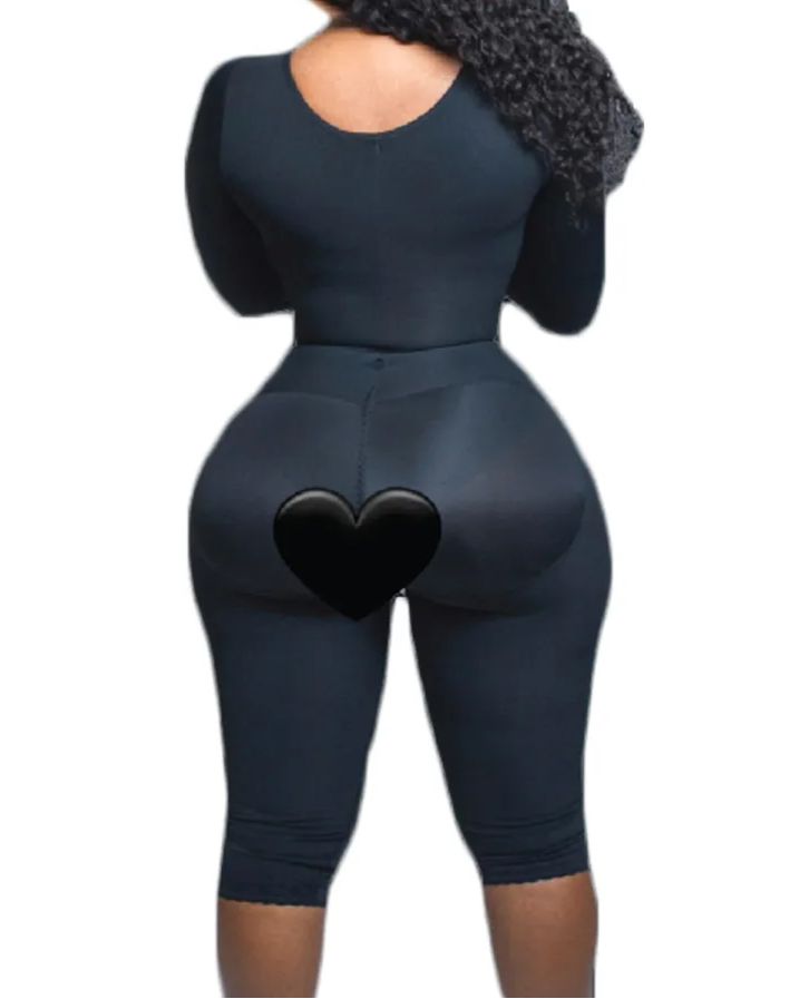 Full Body Support Arm Compression Shrink Your Waist With Built In Bra -Curvy-Faja