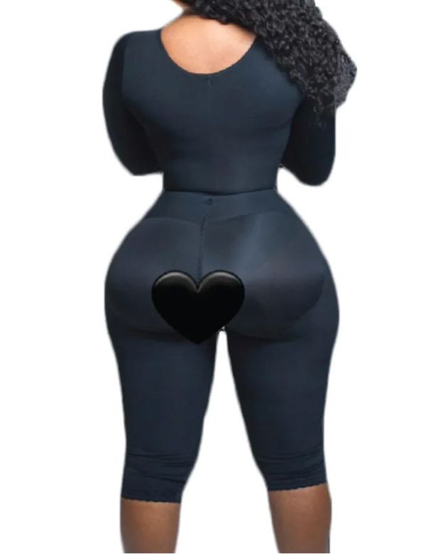 Full Body Support Arm Compression Shrink Your Waist With Built In Bra -Curvy-Faja