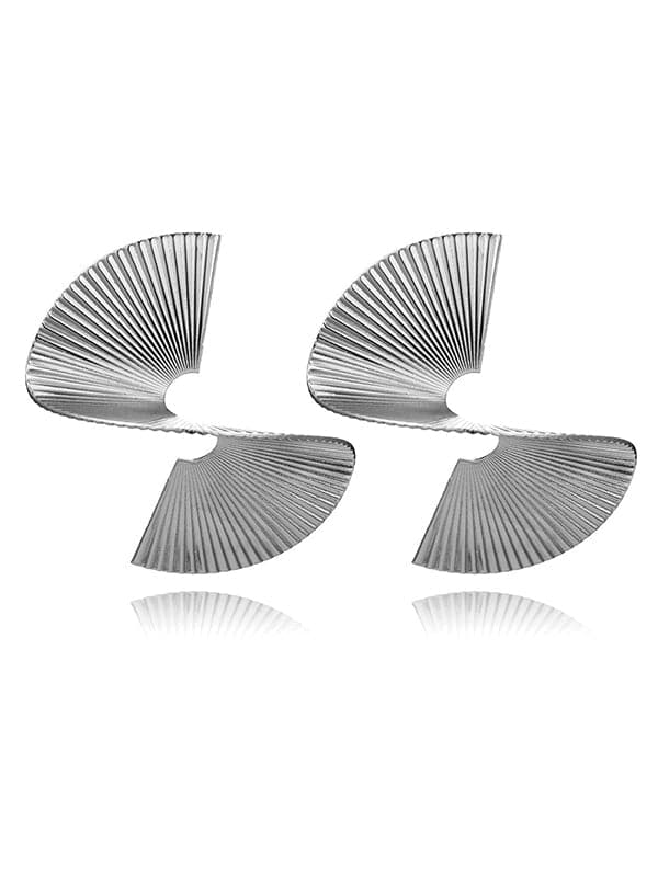 Vintage S-shaped Earrings Accessories-Curvy-Faja