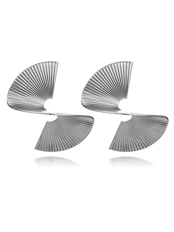 Vintage S-shaped Earrings Accessories-Curvy-Faja