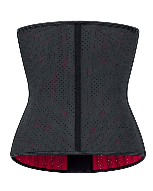 Corset Latex Buckle Waist Corset Belt LATEX Rubber Straps Corset-Curvy-Faja