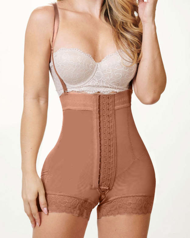 High Compression Body Shaping  Adjustable Removable Shorts-Curvy-Faja