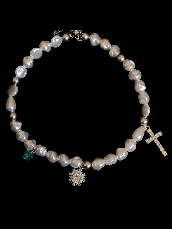 CHIC PEARL LOVELY NECKLACE-Curvy-Faja