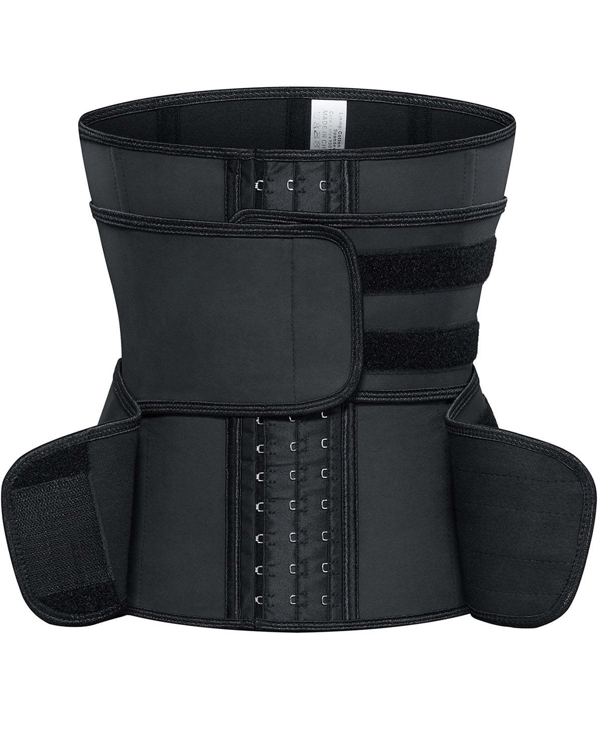 Corset Latex Buckle Waist Corset Belt LATEX Rubber Straps Corset-Curvy-Faja