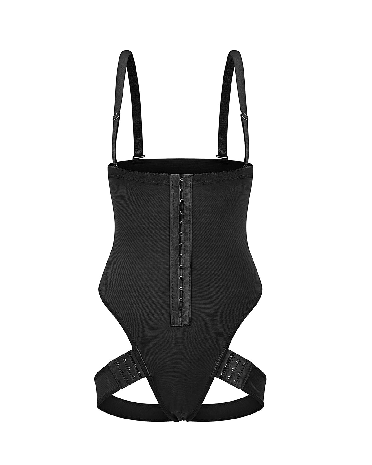Nylon Mesh Removable Small Strap Body Shaper-Curvy-Faja