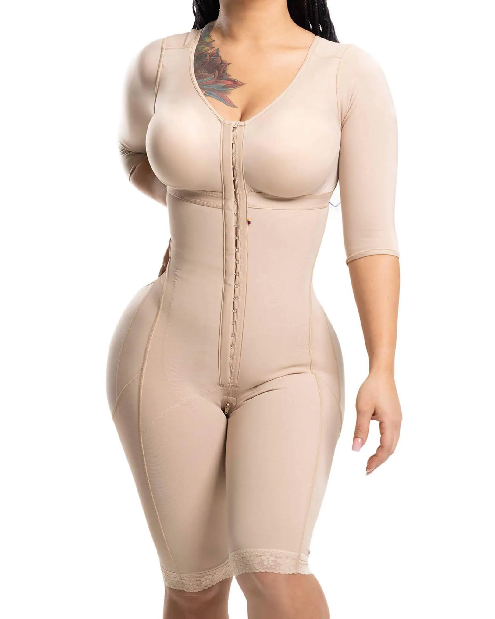 Womens Sexy Shapewear Butt Lifter Hooks&zip Full Body Shaper Tummy Control  Bodysuit Postpartum Faja Thigh Slimmer Plus Size -  New Zealand