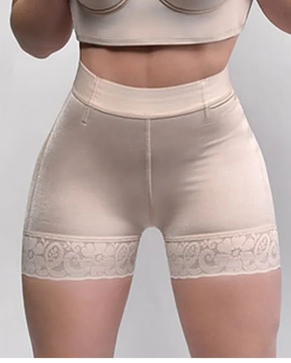 High Compression and Tail Lift Effect Breathable and Hypo-allergenic Fabric for Sensitive Skin-Curvy-Faja