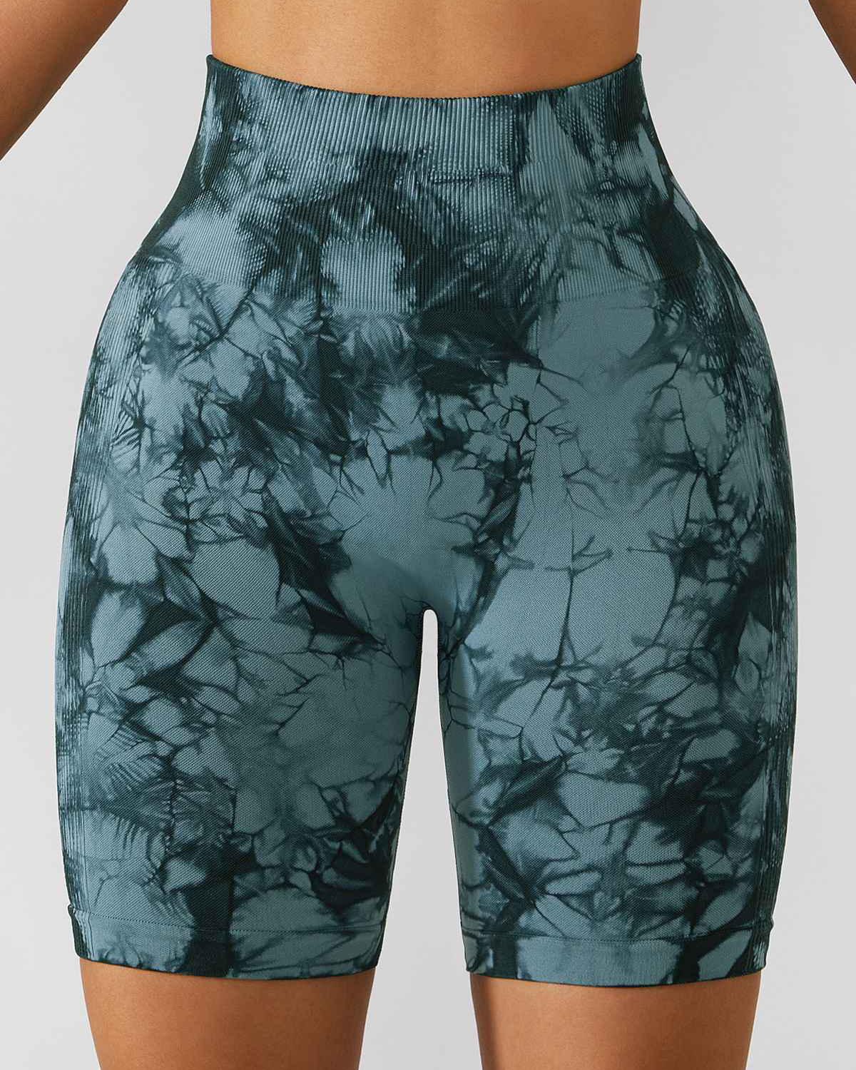 Tie Dye Scrunch Butt Biker Shorts