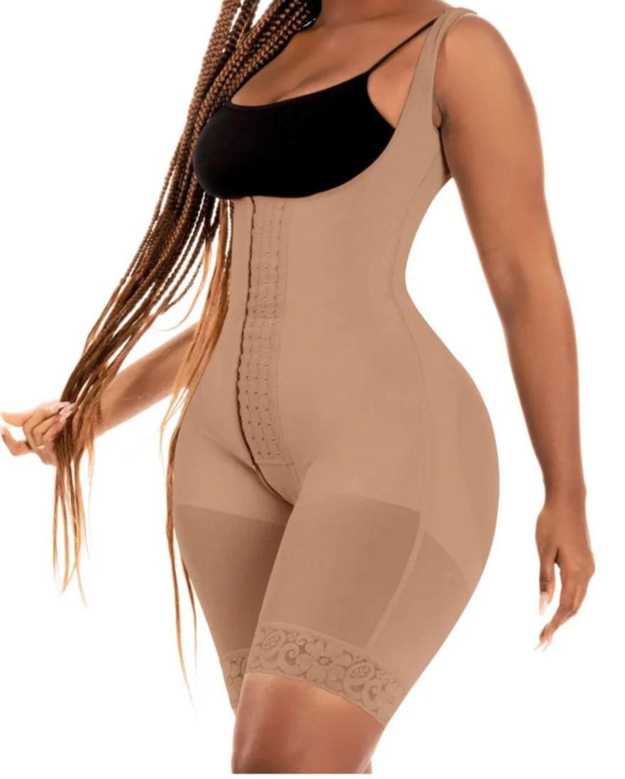 Bum Lift Tummy Control Shapewear Mid Thigh Faja-Curvy-Faja