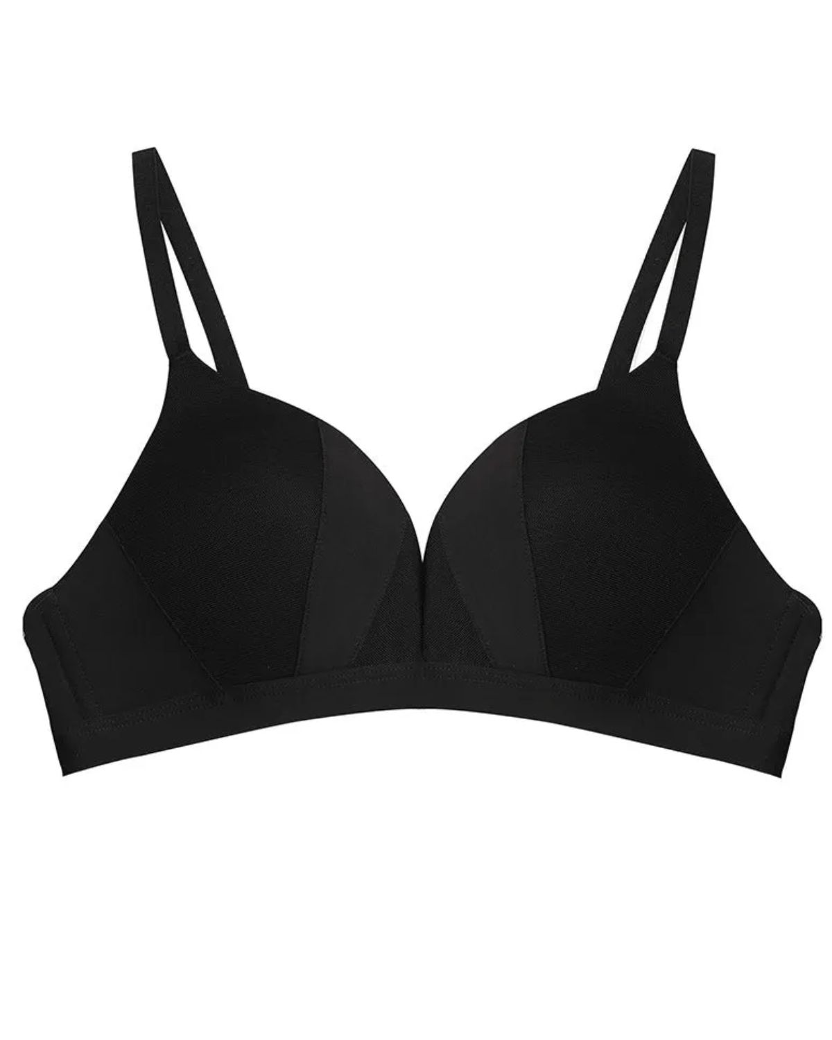 French Simple Deep V Seamless Bracurvyfaja