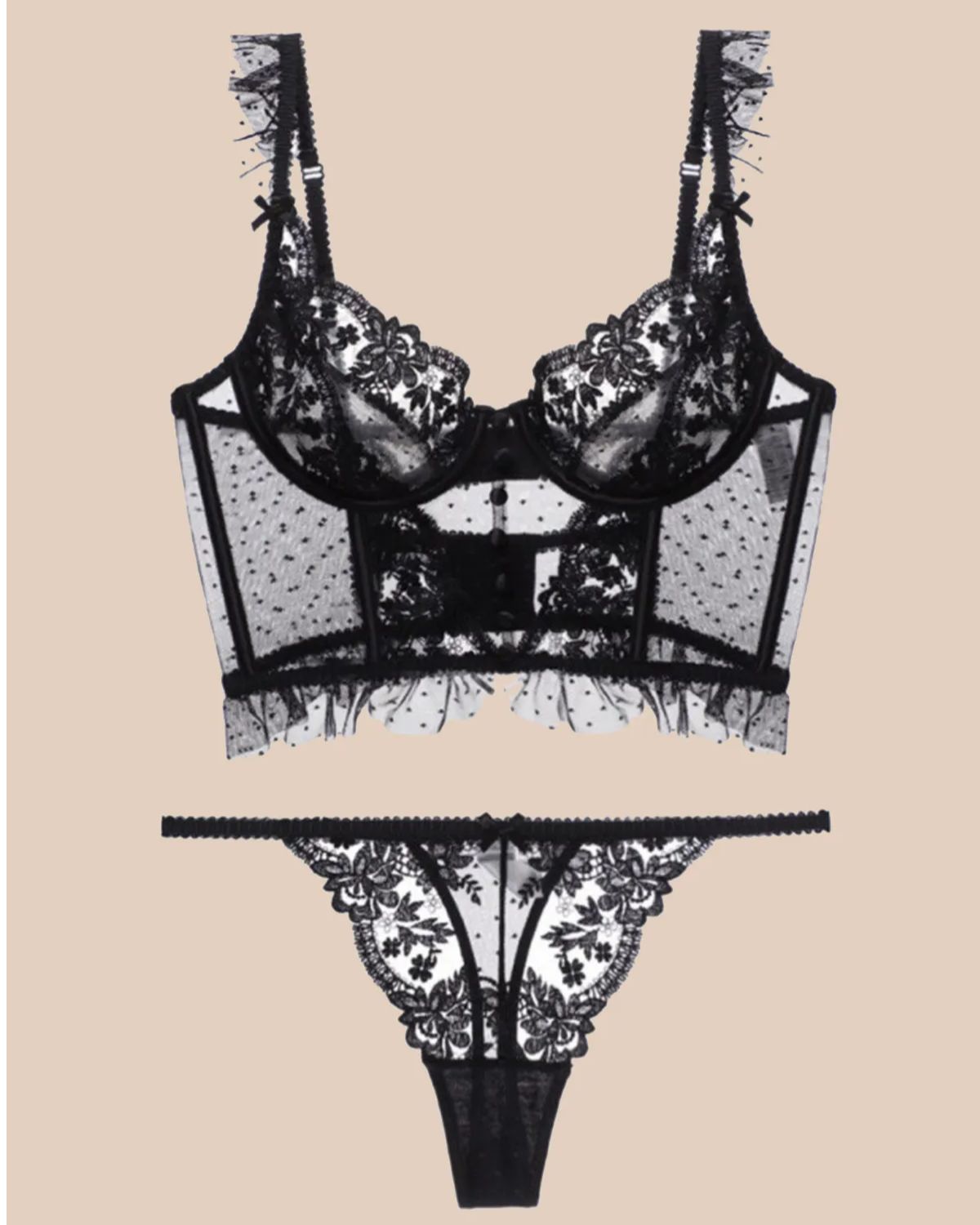 Chloe Lace Lingerie Set-Curvy-Faja