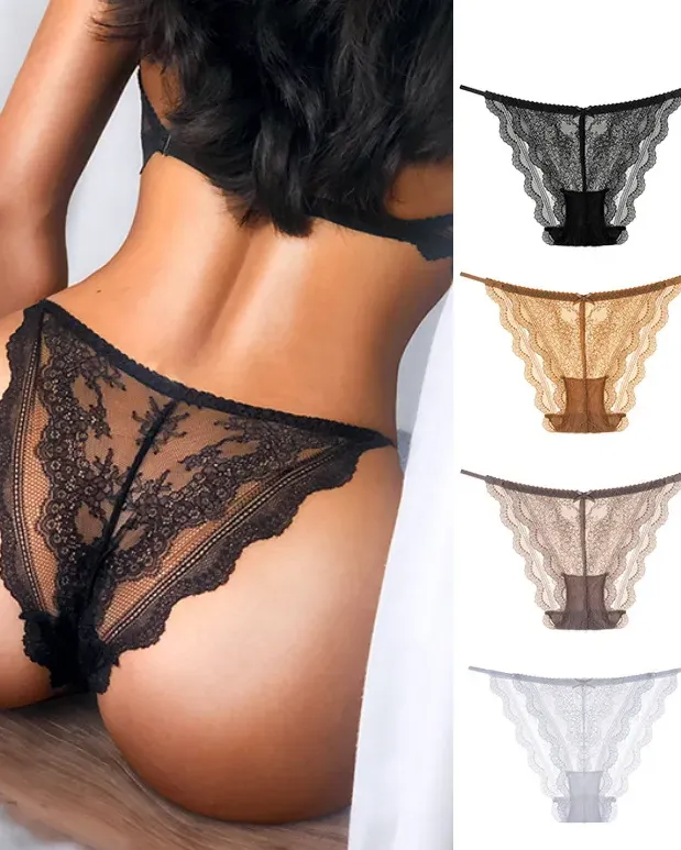 Female Bow-knot Lace Underwear Sets