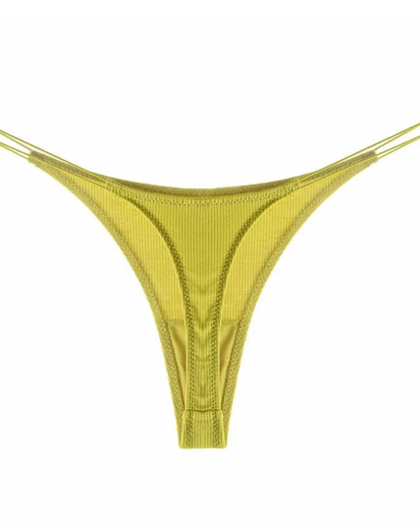 Female Breathable Double Strapes One-piece Thong-curvy-faja