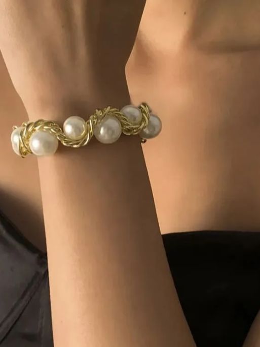 Pastoral Ethnic Style Woven Twist Beaded Punk Bracelet-Curvy-Faja