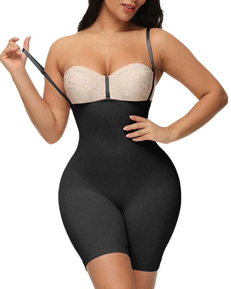 Seamless Stretch High Waist Tummy and Hip Lift Shapewear-Curvy-Faja