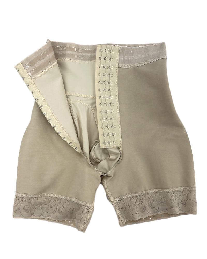 Slimming Fajas Lace Butt Lifter  Charming Curves Butt Lifting Short 3 Hooks-Curvy-Faja