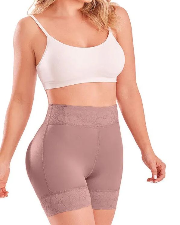 Medium Compression Sculpting Lift Shorts-curvy-faja