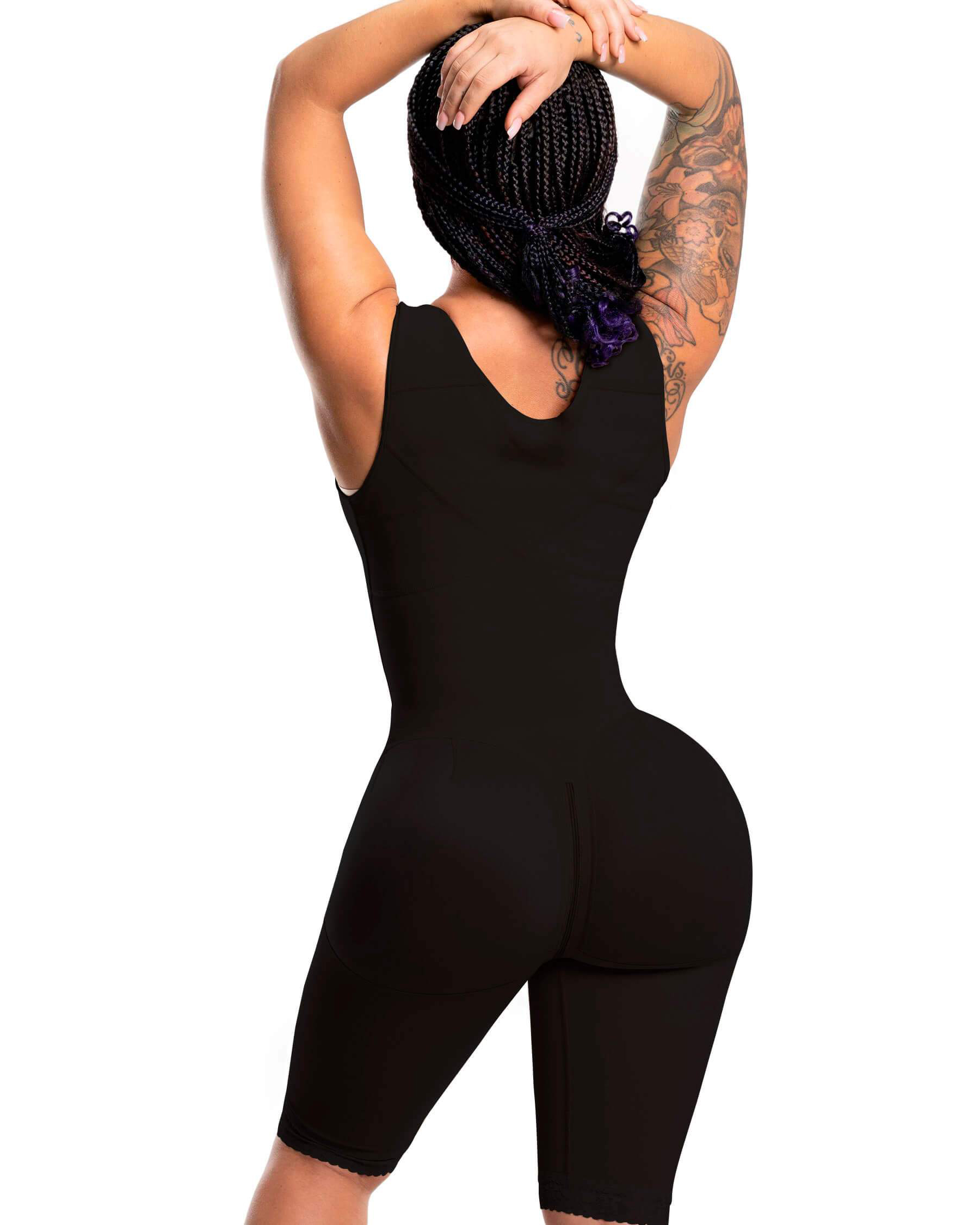 Sleeveless Breasted Open Bust Shapewear-Curvy-Faja