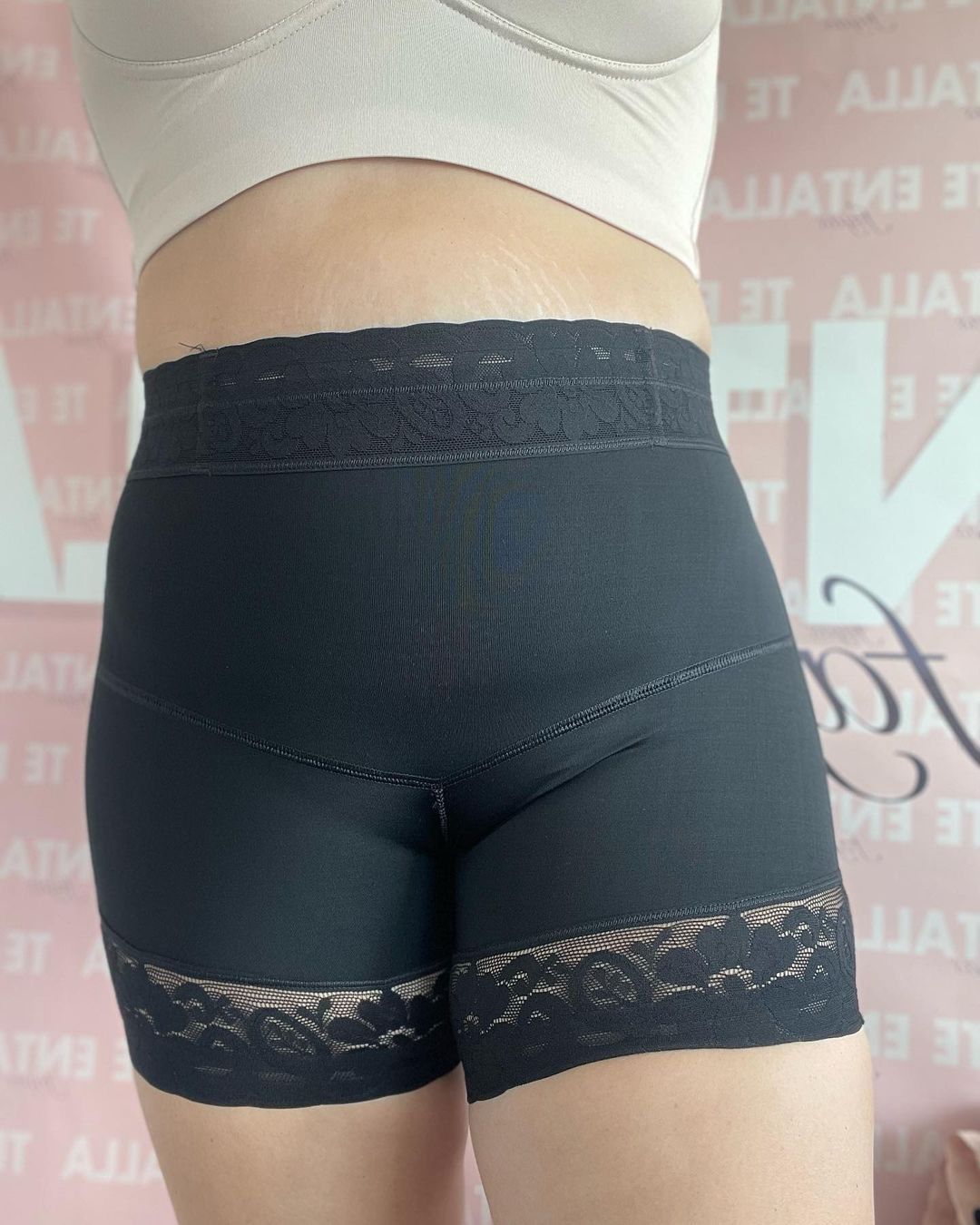 Low Waist Hip Lift Shorts-Curvy-Faja