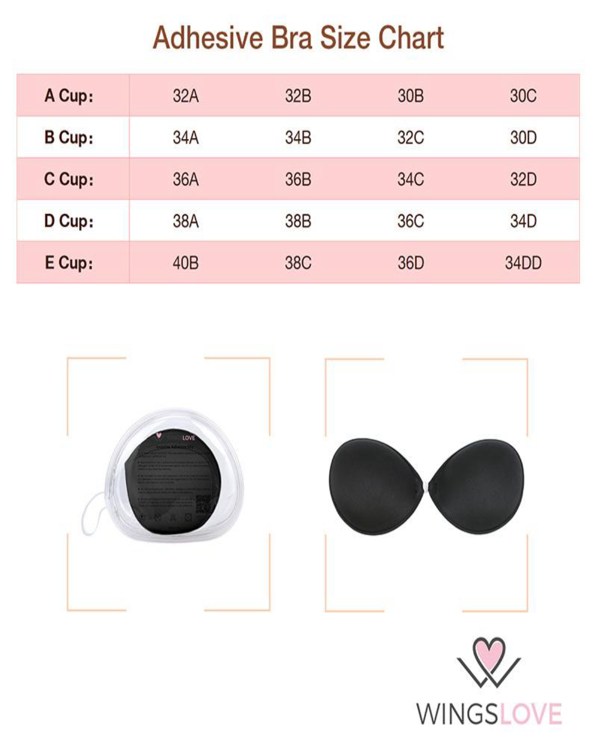 Adhesive Push-up Reusable Self Silicone Bra