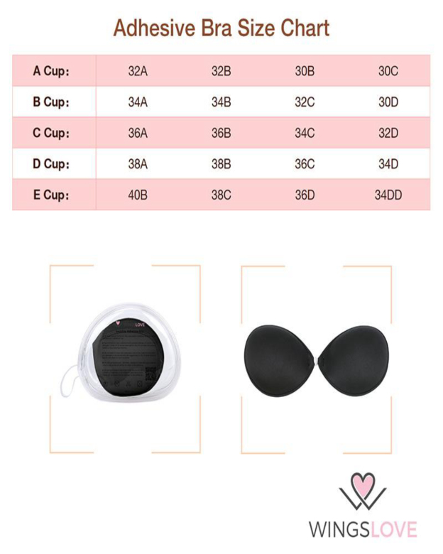 Adhesive Push-up Reusable Self Silicone Bra