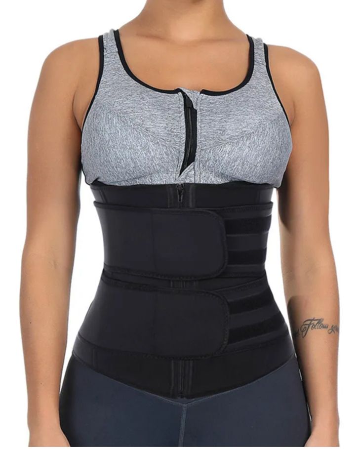 Neoprene Sauna Waist Trainer Corset Sweat Belt for Women Weight Loss Compression Trimmer Workout Fitness-Curvy-Faja
