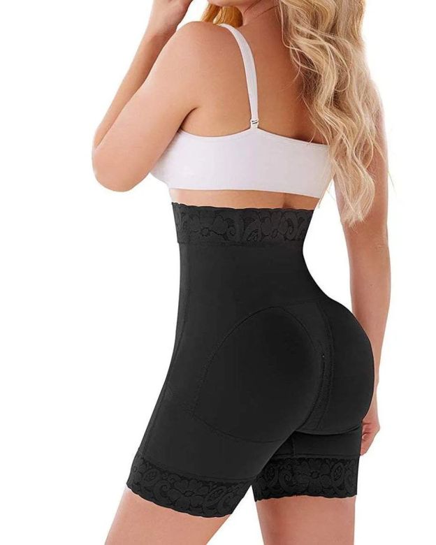 Butt Lifter High-Compression Girdle With Perineal Zipper-Curvy-Faja