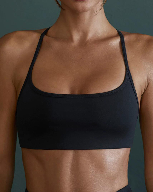 Yoga Bra Women Sports Underwear Shockproof Poly Fitness Bra Tops-Curvy-Faja