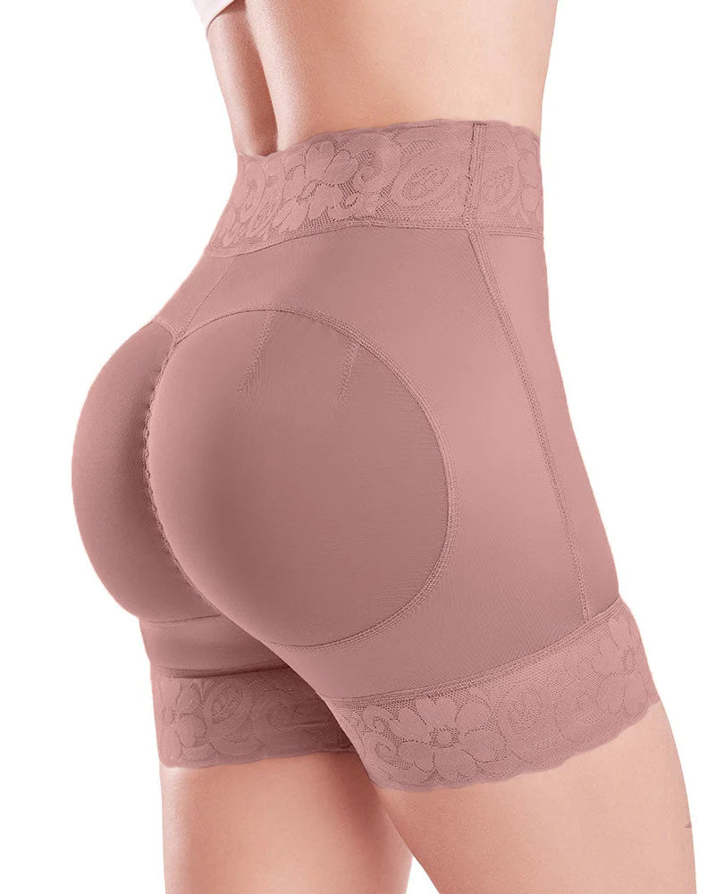 Medium Compression Sculpting Lift Shorts-Curvy-Faja