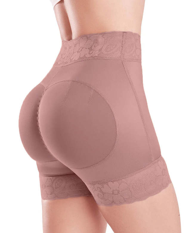Medium Compression Sculpting Lift Shorts-Curvy-Faja