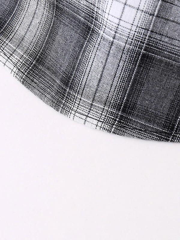 Leisure Versatile Plaid Fisherman Hat-Curvy-Faja