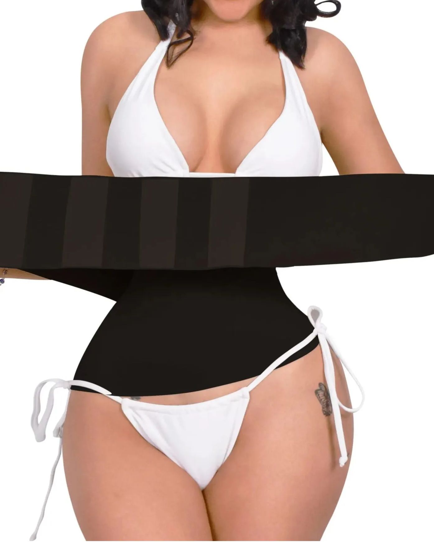 Abdominal Binder Lower Waist Support Belt-Curvy-Faja
