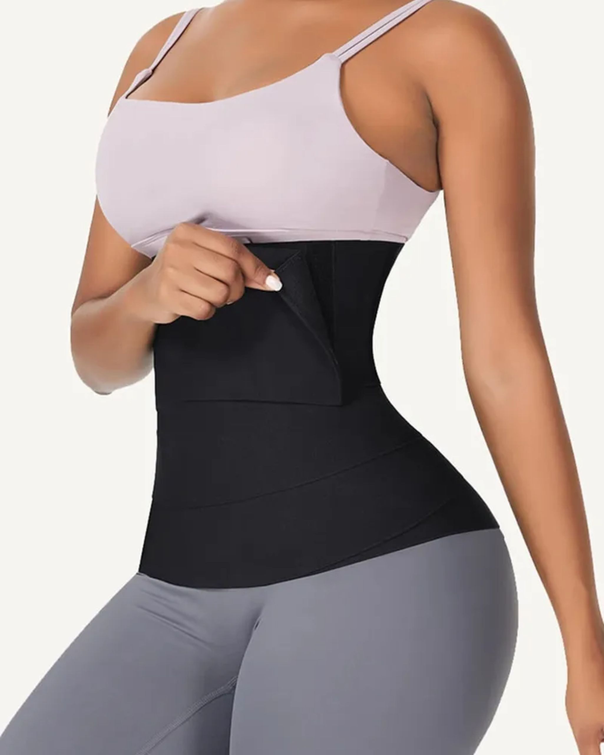 Abdominal Binder Lower Waist Support Belt-Curvy-Faja