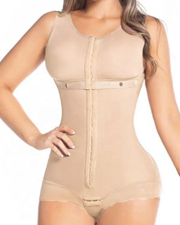Shapewear For Women Hook And Eye Closure Breast Support Tummy Control Triangle Bodysuit Bodyshaper-Curvy-Faja