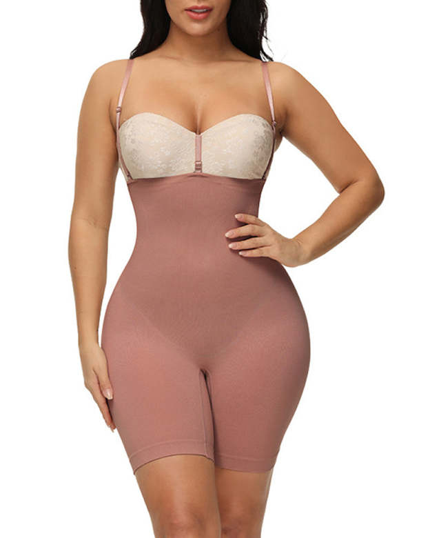 Seamless Stretch High Waist Tummy and Hip Lift Shapewear-Curvy-Faja