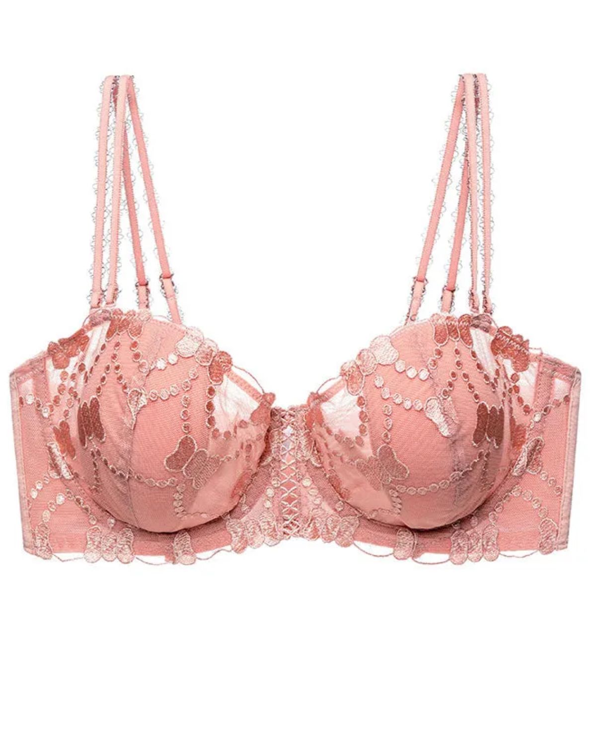 Sexy Lace Bra Panty Set-Curvy-Faja