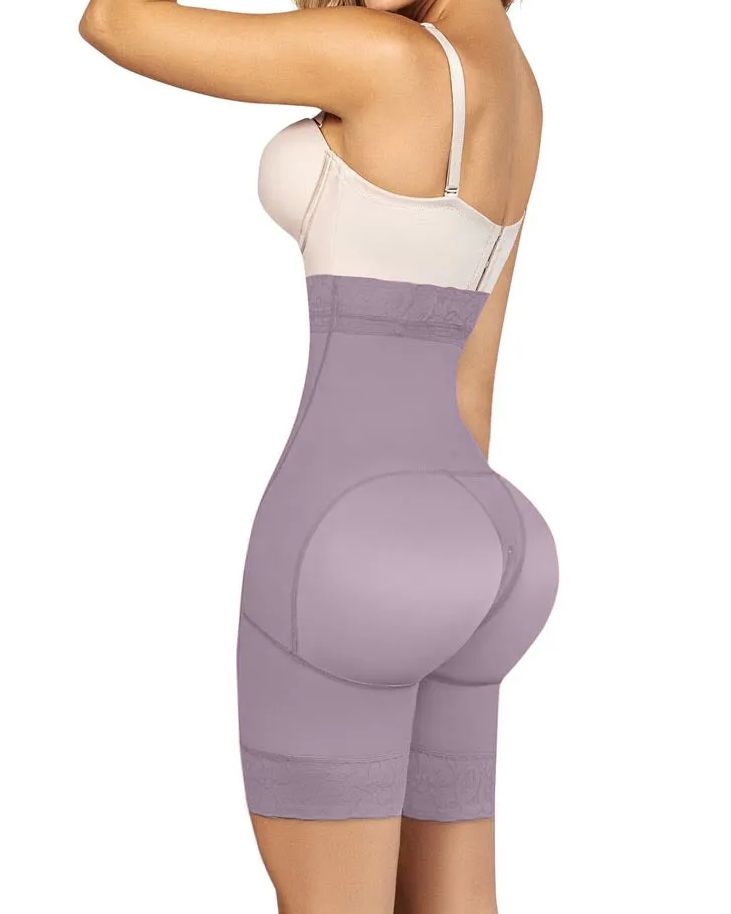 Women Butt Lifter High Waist Hip Enhancer Pads Underwear Shapewear Lace Padded Control Panties-Curvy-Faja