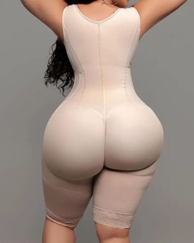 Compression Garment Tummy Control Fajas Adjustable Hook And Eye Front Closure Women Shapewear Post Liposuction -Curvy-Faja