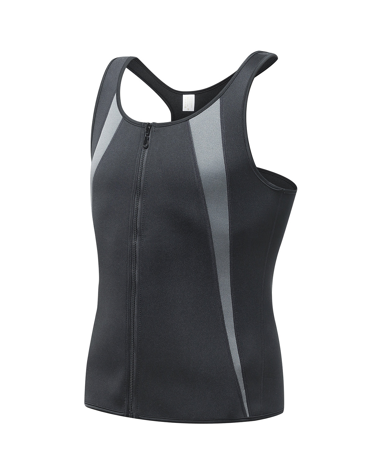 Mens Hot Shaper Tank Top Sweat Sauna Suit Waist Trainer Slimming Tummy Control Workout Exercise Vest for Weight Loss-Curvy-Faja