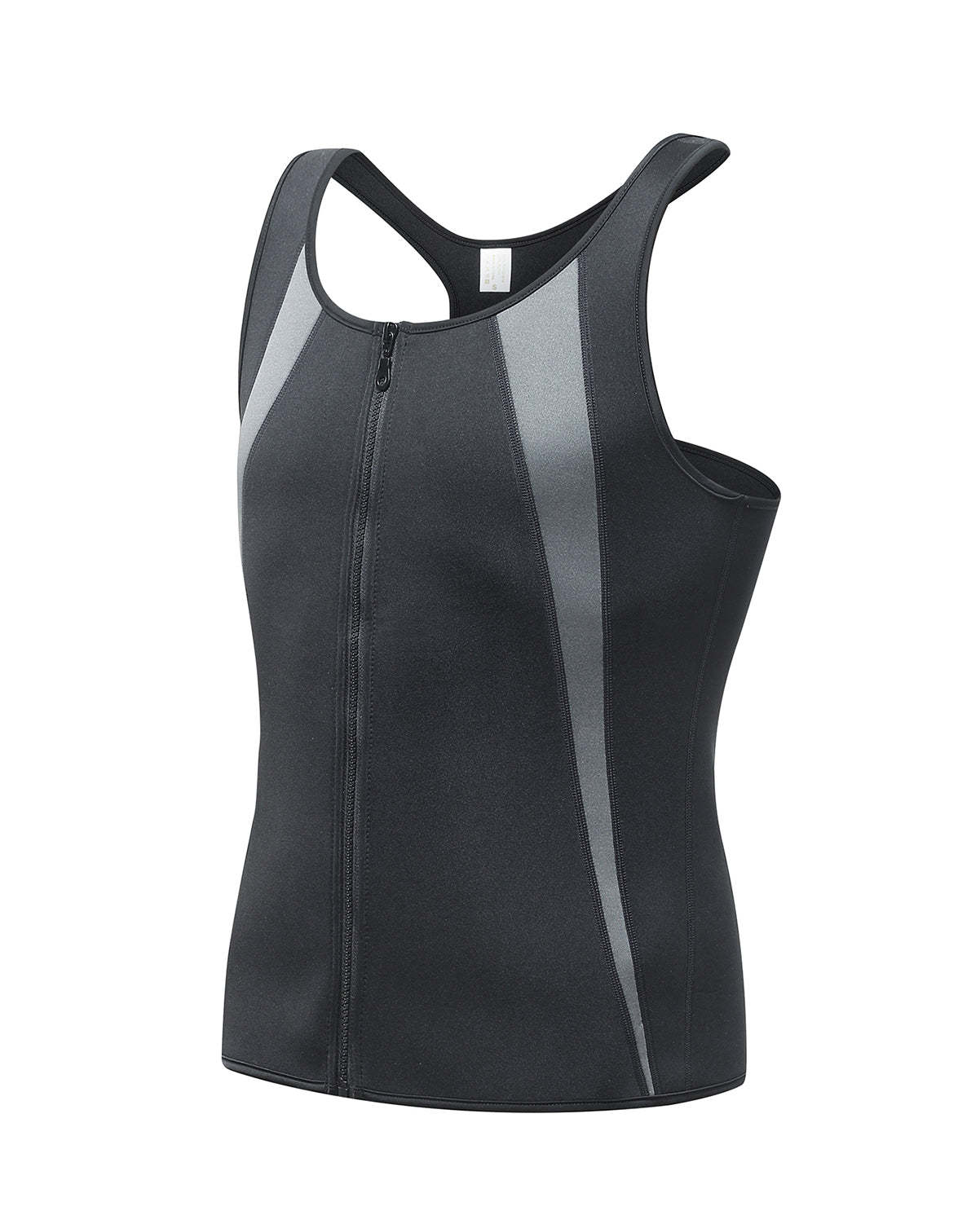 Mens Hot Shaper Tank Top Sweat Sauna Suit Waist Trainer Slimming Tummy Control Workout Exercise Vest for Weight Loss-Curvy-Faja