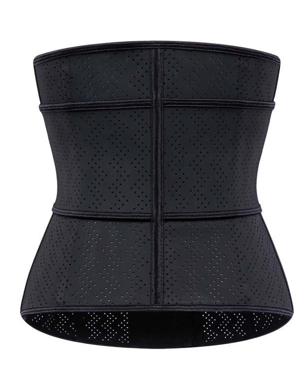 Corset Latex Buckle Waist Corset Belt LATEX Rubber Straps Corset-Curvy-Faja