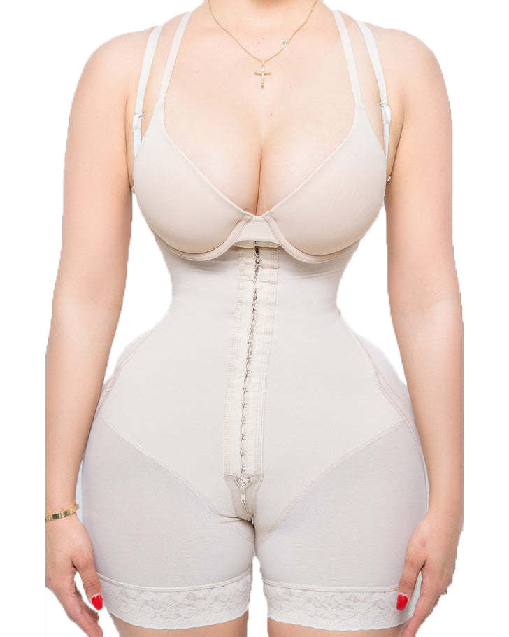 Women's Drawstring Anti-Cellulite Body Shaper -Curvy-Faja