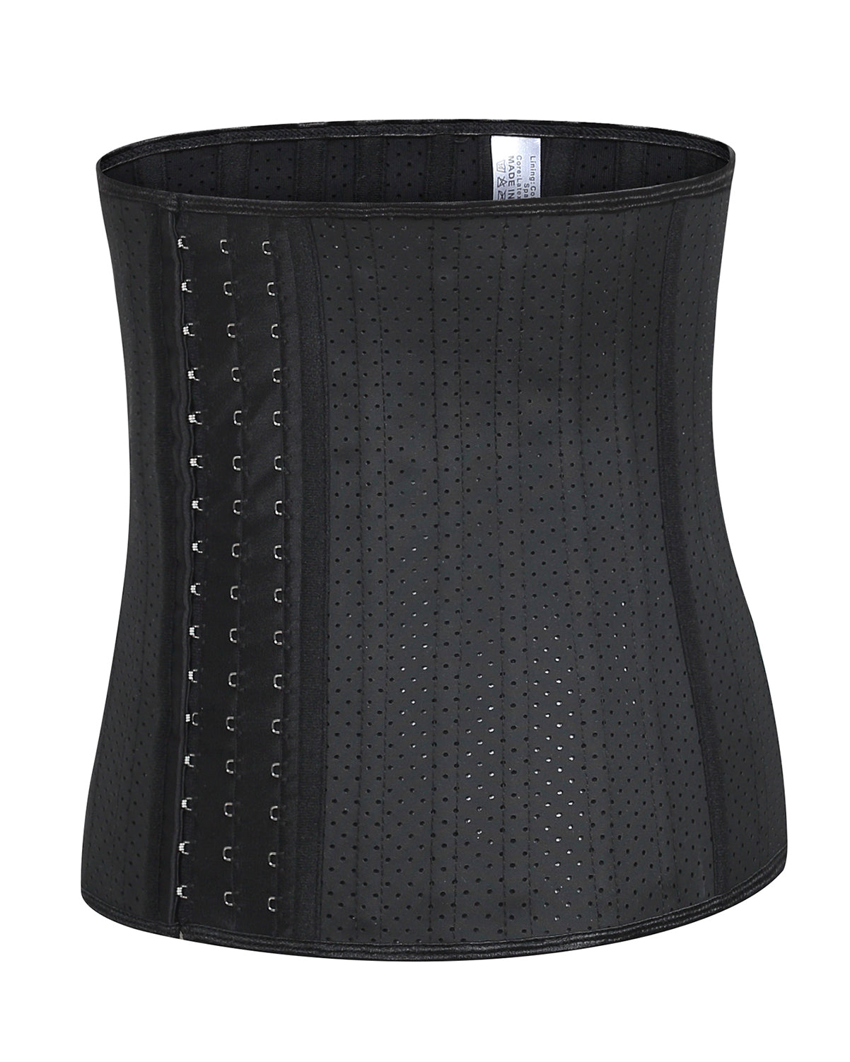 Corset Latex Buckle Waist Corset Belt LATEX Rubber Straps Corset-Curvy-Faja