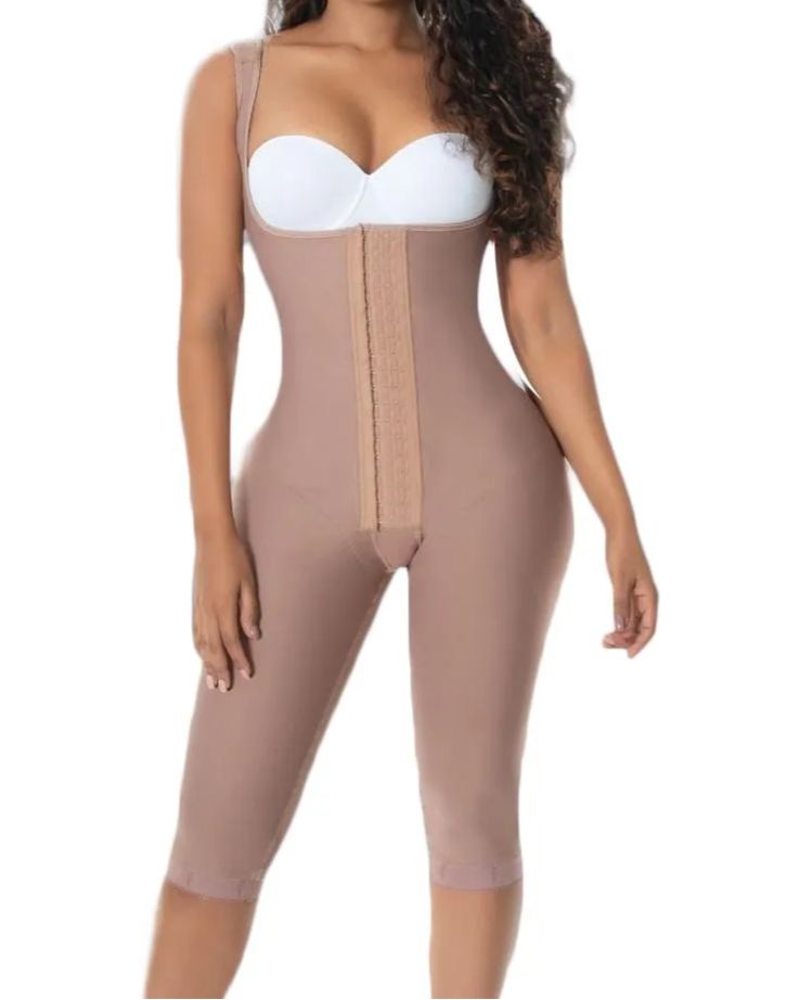 Mid Thigh Firm Compression Full Body Shaper-Curvy-Faja