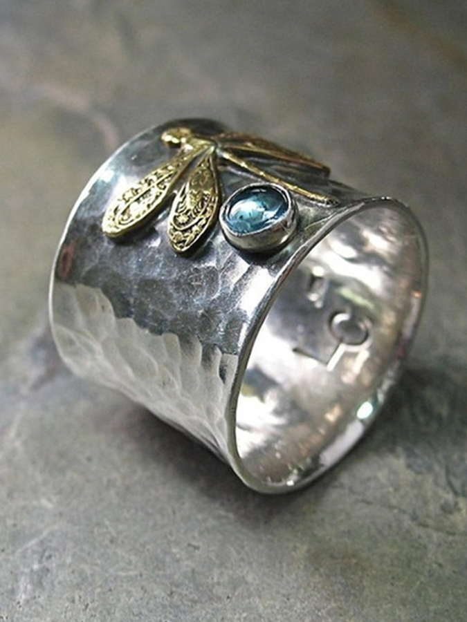 Vintage Dragonfly animals Alloy Ring-Curvy-Faja